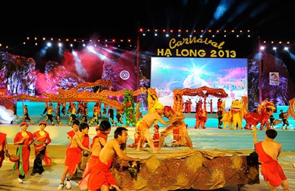 Stage of Halong Carnival Festival in 2013