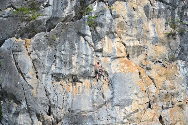 Rock – Climbing always attracts adventurous travelers