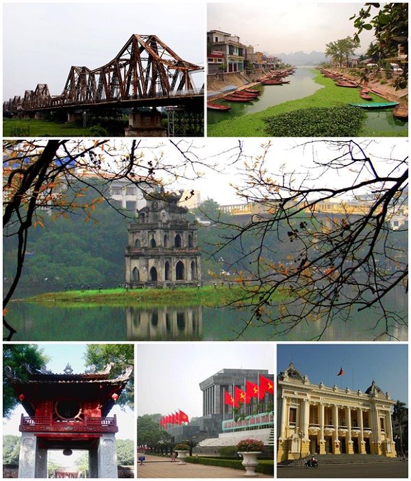 Some of many famous places in Hanoi 