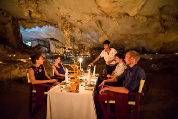 Dining in the cave