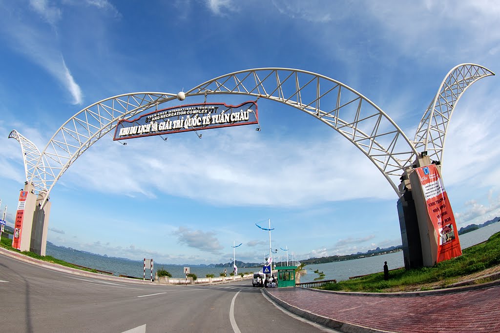 Entrance to Tuan Chau international amusement park and recreation