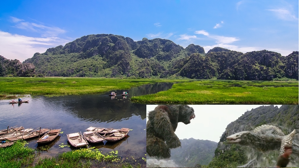 Vietnam beauty scenes appeared in the Kong Skull Island film