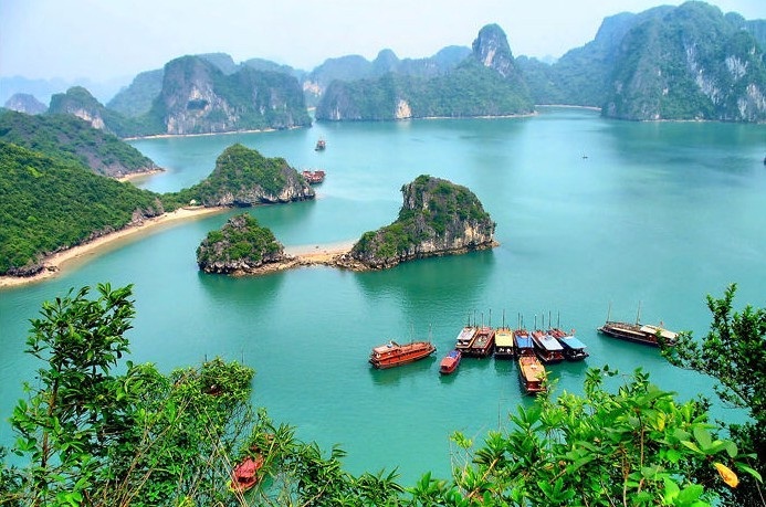 An overview of Ha Long Bay