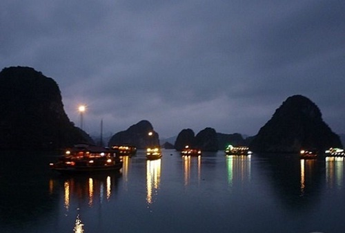  Halong Bay by night