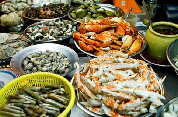 Seafood in Halong Market