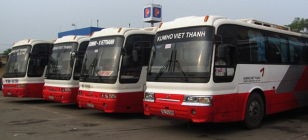 Kumho Viet Thanh bus from Hanoi to Halong