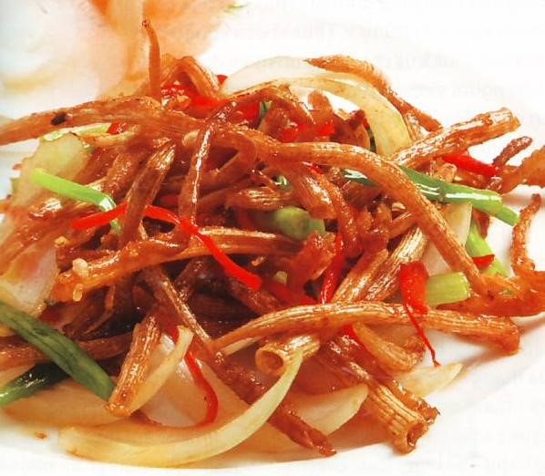 A dish processed from Sipunculus nudus – A specialty dish in Halong