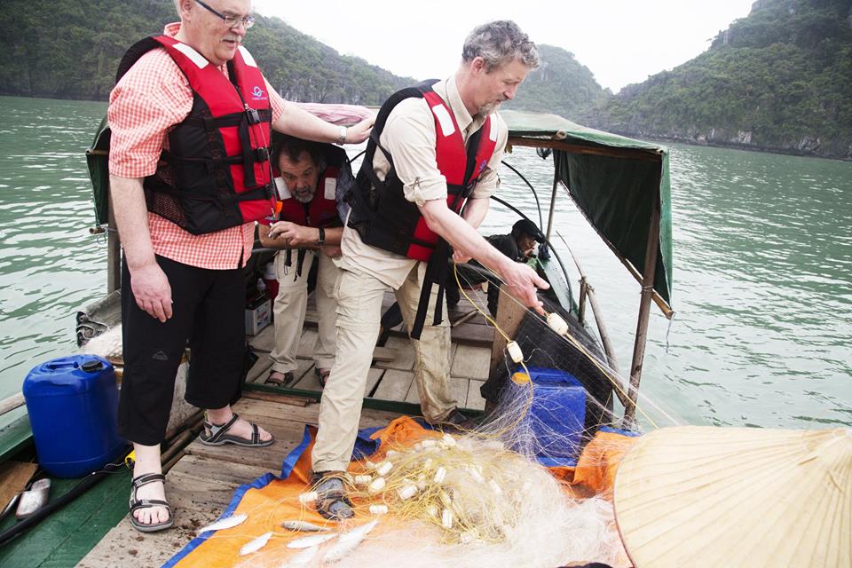 Squid fishing in Halong