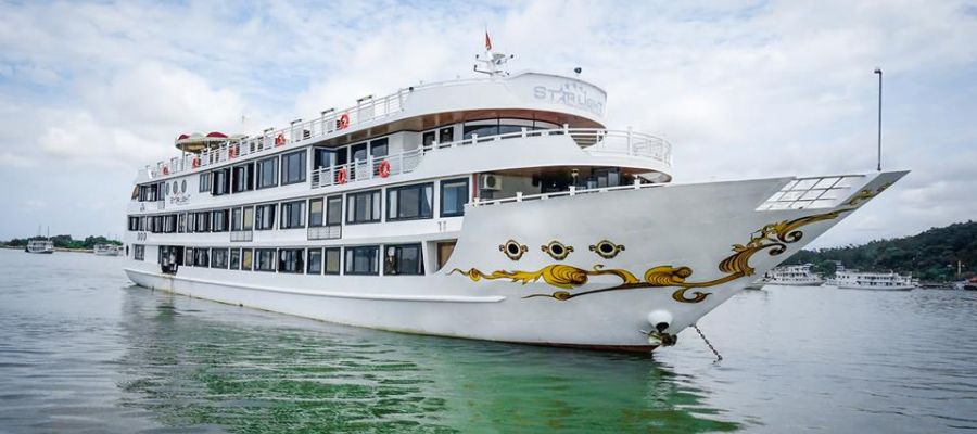 Starlight is one of the largest boats on Halong Bay