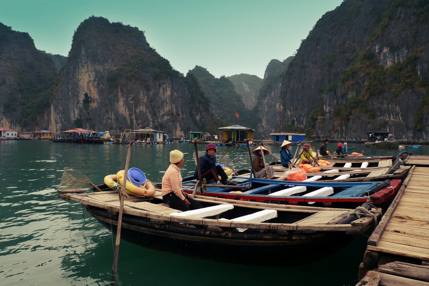 Ba Hang floating fishing village 