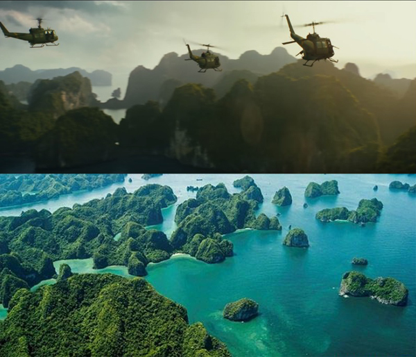 Halong in Kong-skull island films