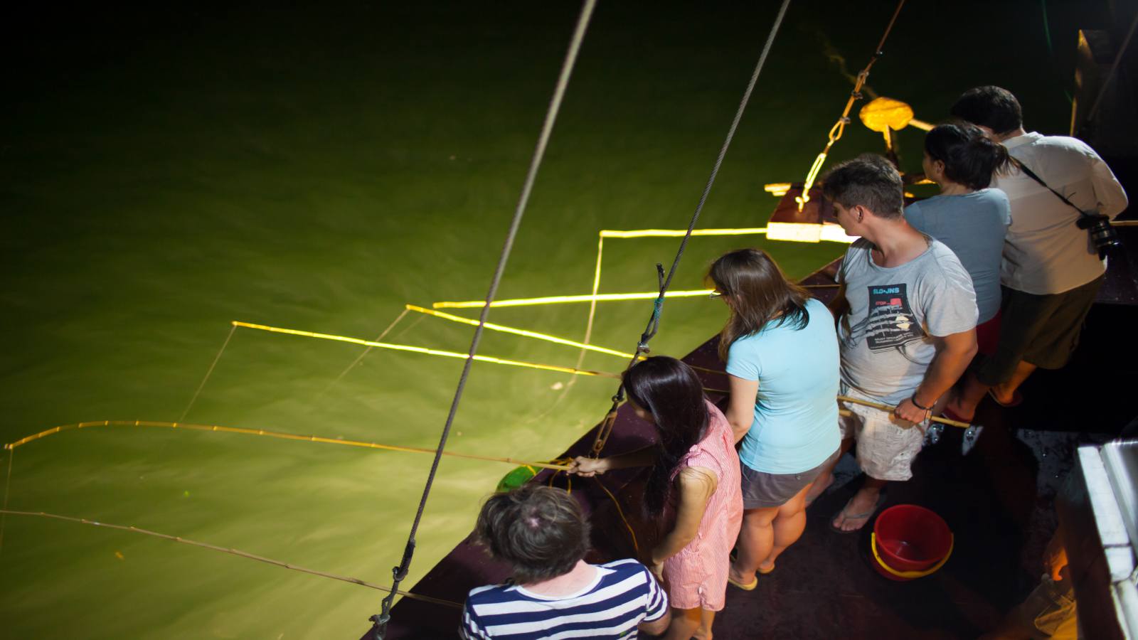 Night Squid Fishing in Halong