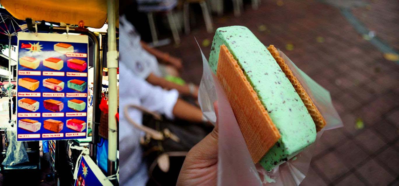 Ice cream sandwich – an unique dessert in Singapore
