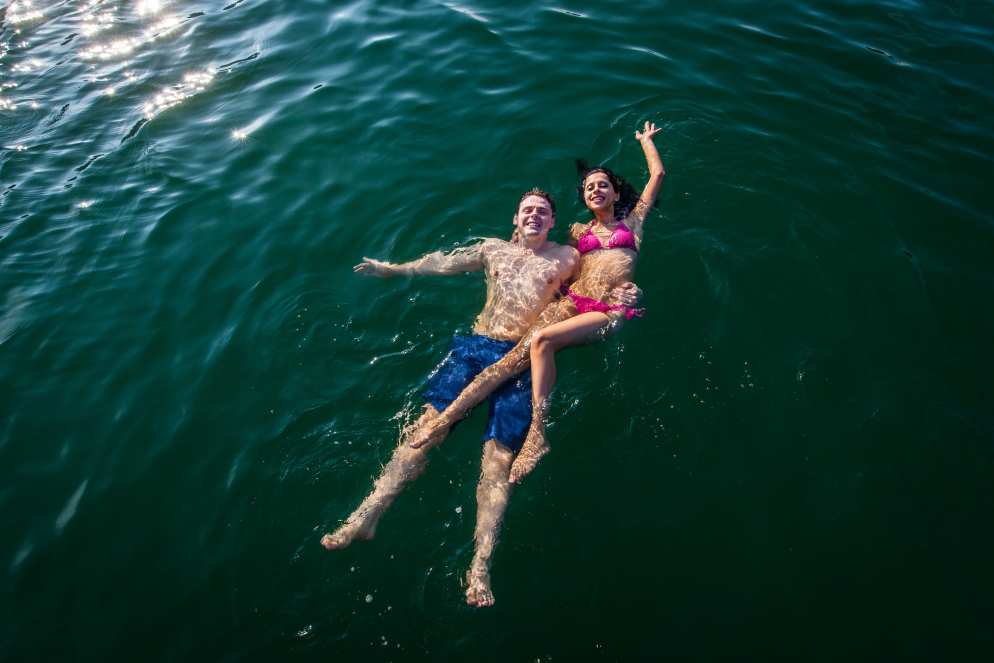 Swim on Halong Bay