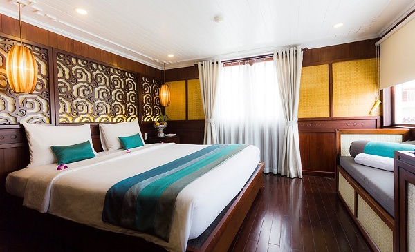 Luxury cabins on the Bhaya Ships