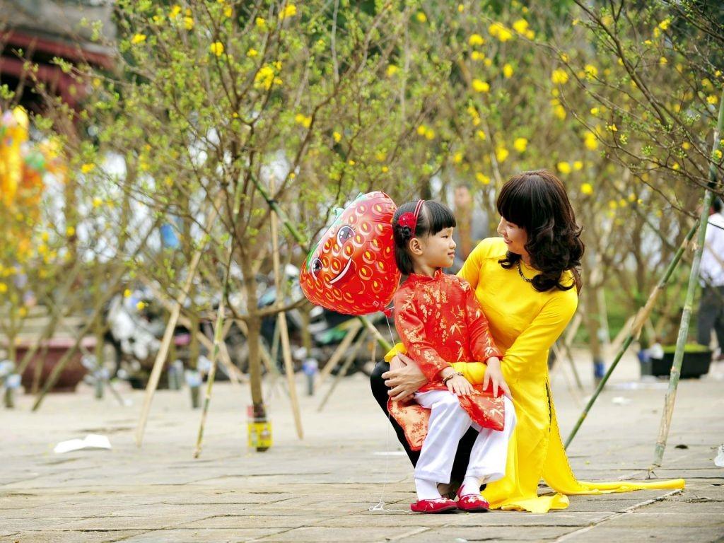 Beautiful decoration during Tet