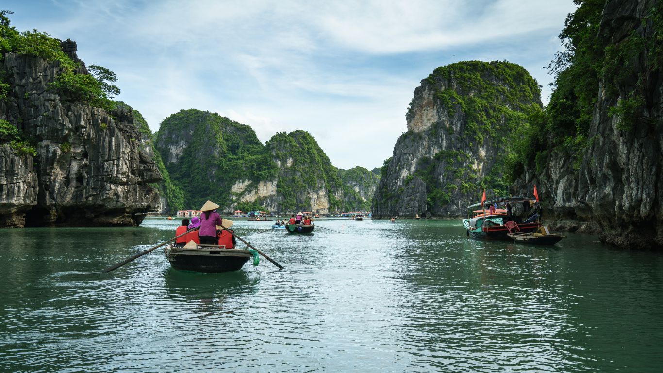 Charming Halong Bay in August