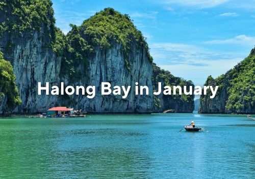 Experience the tranquility of Halong Bay in January