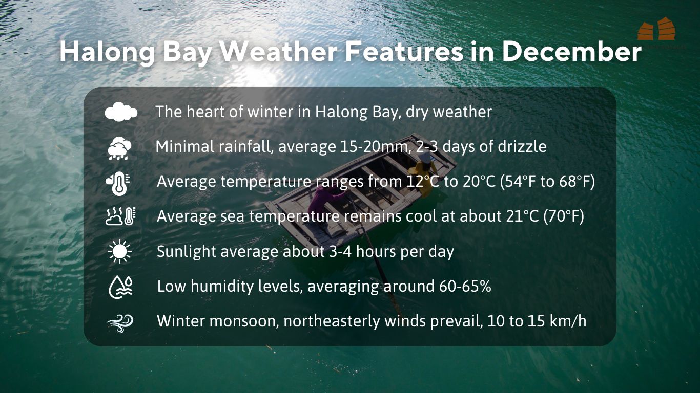 Halong Bay weather in January